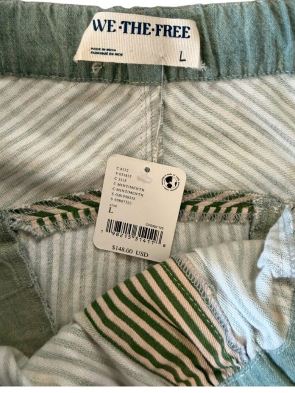 We The Free Milo Striped Pull On Jeans - Picture 8 of 10